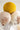MISTYWOOD Yellow Plush Circular Decorative Pillow from MISTYWOOD