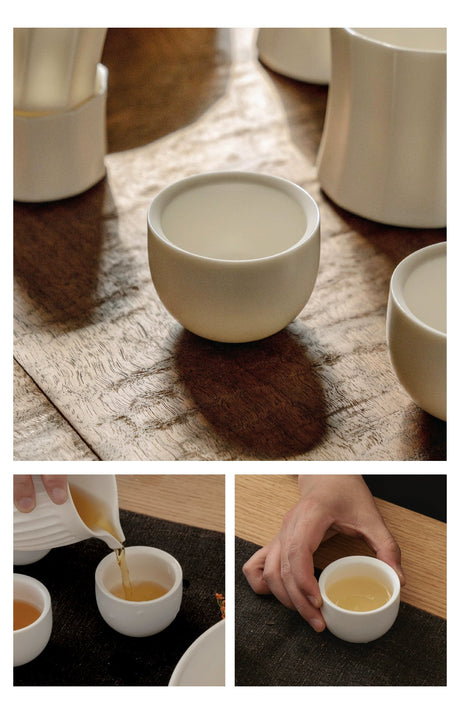MUMO Ruby Minimalist Porcelain Tea Cup from MUMO