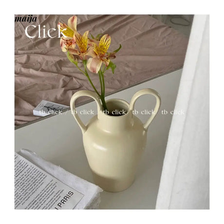 CLICK Cream Ceramic Jewelry French Style Retro Decor from CLICK