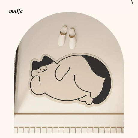 Chubby Cat Bath Mat from maija