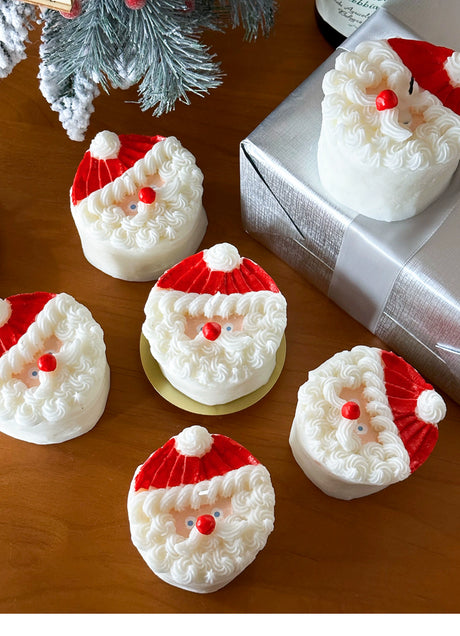 MELONGIRL Christmas Tree Snowman Candle from MELONGIRL