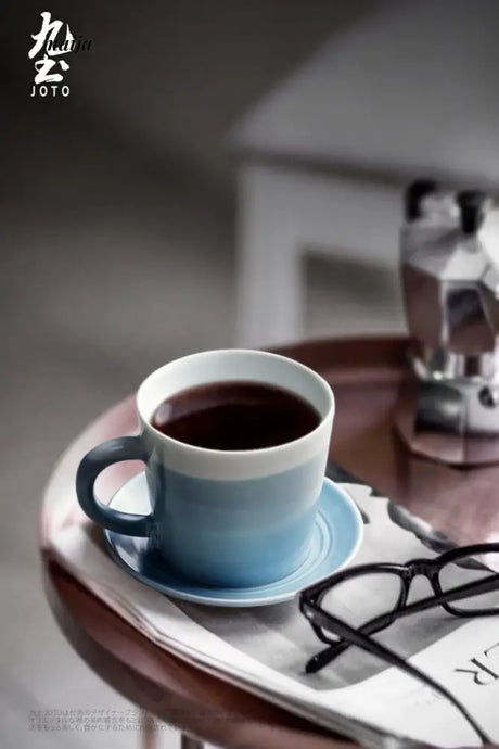 JOTO Eight Year Handmade Ceramics Couple Coffee Cup from JOTO
