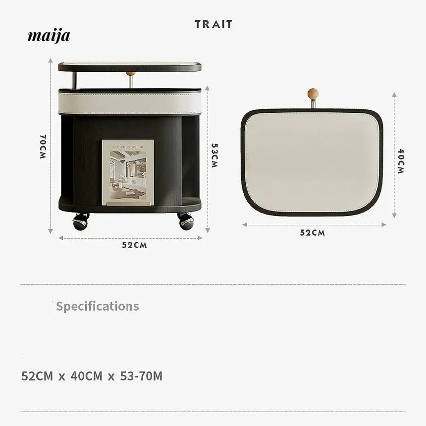 TIDELEADER Richard Dining Cart from TIDELEADER