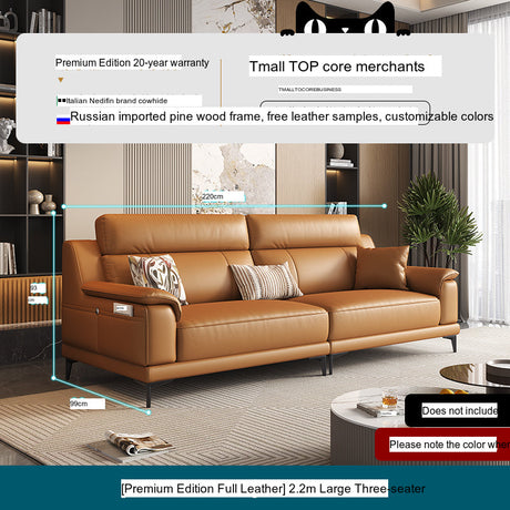 DIPU Zara Italian Cowhide Sofa from DIPU