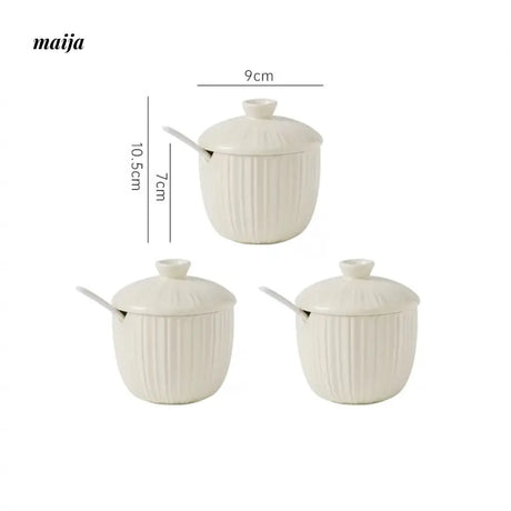 Ceramic Seasoning Jar Set from maija