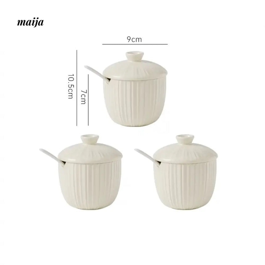 Ceramic Seasoning Jar Set from maija
