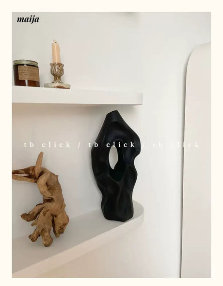 CLICK Abstract Ceramic Vase Medieval Mountain Design from CLICK