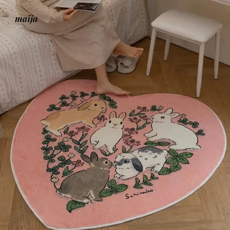 TIPTOE Rabbit Treasure Rug from KENZAKI