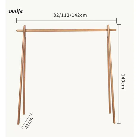 Anderson Cherry Wood Clothing Rack from maija