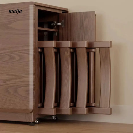 FUYUKI San Diego Retractable Dining Table and Cabinet from FUYUKI