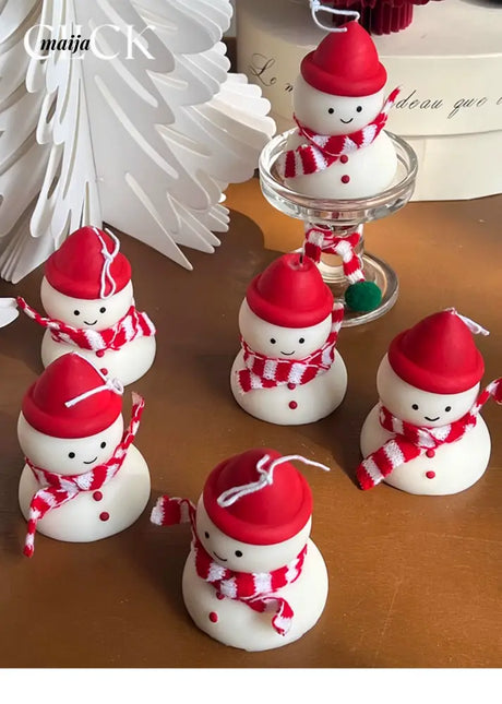 CLICK 3D Snowman Candle for Festive Decor from CLICK