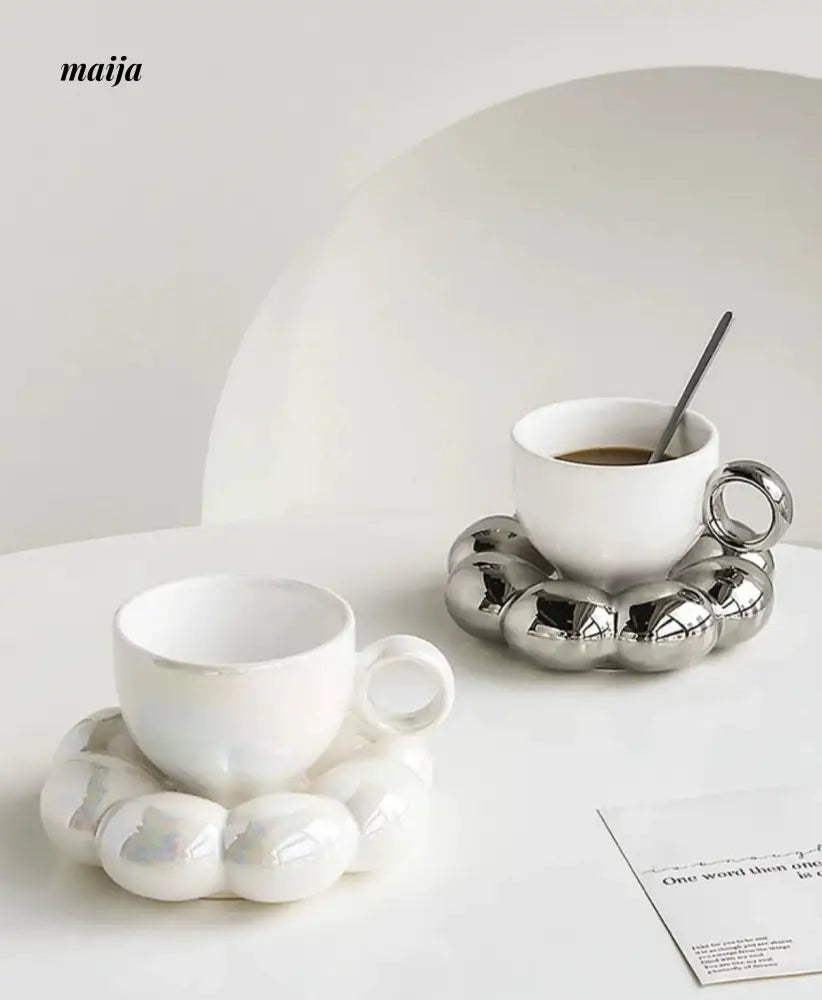 LIVETAI High-Quality Silver Glass Set from maija