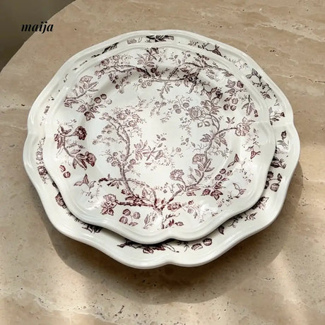 LIVETAI French Retro Ceramic Dinnerware from maija