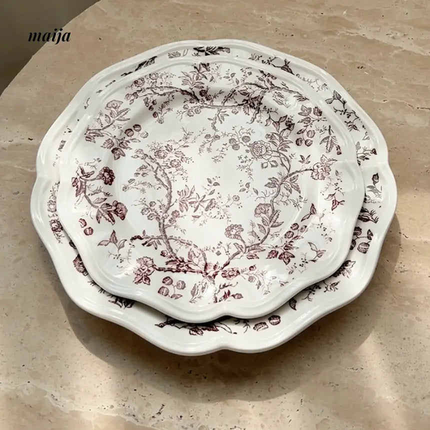 LIVETAI French Retro Ceramic Dinnerware from maija
