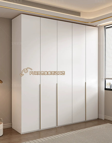 AIWO Lucille European Pine Cream Wardrobe with Dressing Table from AIWO