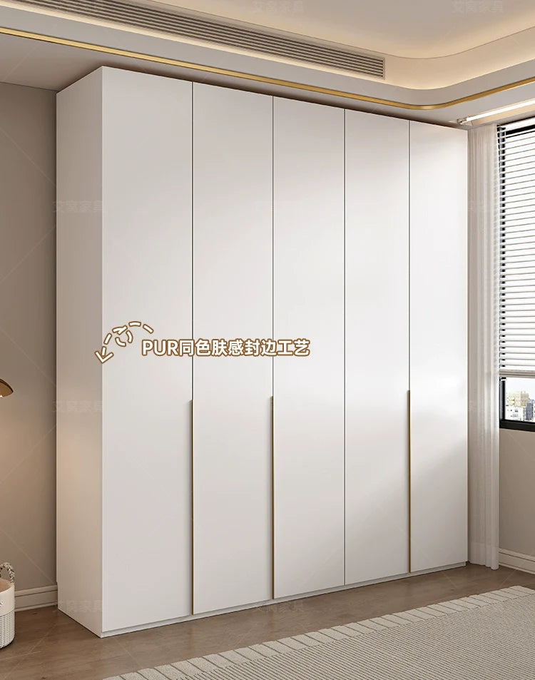 AIWO Lucille European Pine Cream Wardrobe with Dressing Table from AIWO