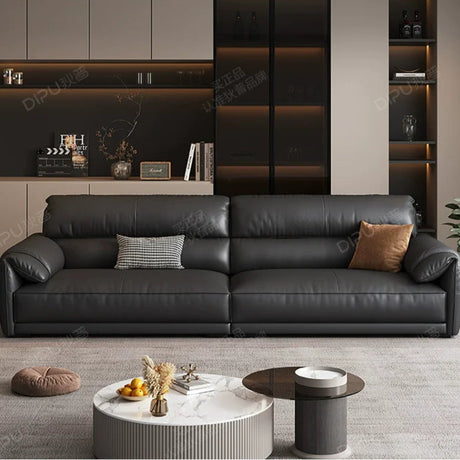 DIPU Jasper Retro Leather Sofa from DIPU