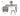 MEIHOUSE Telescopic Scandinavian Dressing Table Modern Bedroom Storage from MEIHOUSE