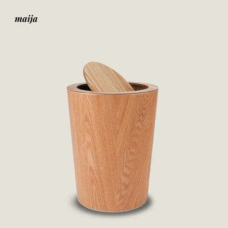 MUSN Desktop Wooden Trash Bin from MUSN