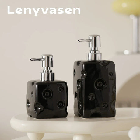 LENYVASEN Soren Shampoo Ceramic Container from LENYVASEN