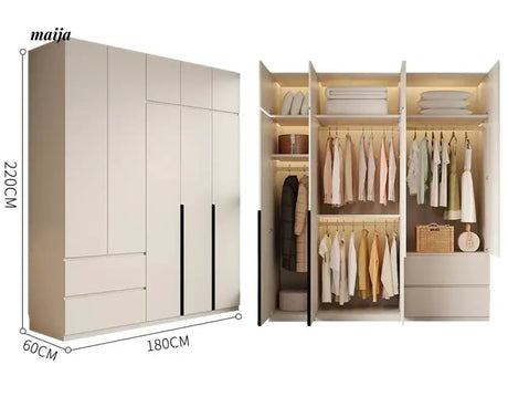 MEIHOUSE Light Luxury Bedroom Large Wardrobe Storage from MEIHOUSE