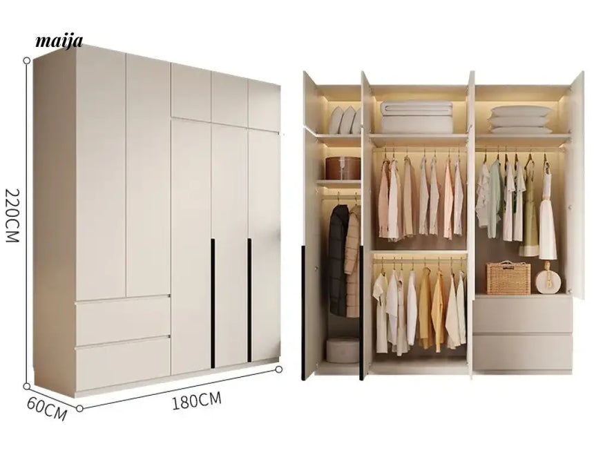 MEIHOUSE Light Luxury Bedroom Large Wardrobe Storage from MEIHOUSE