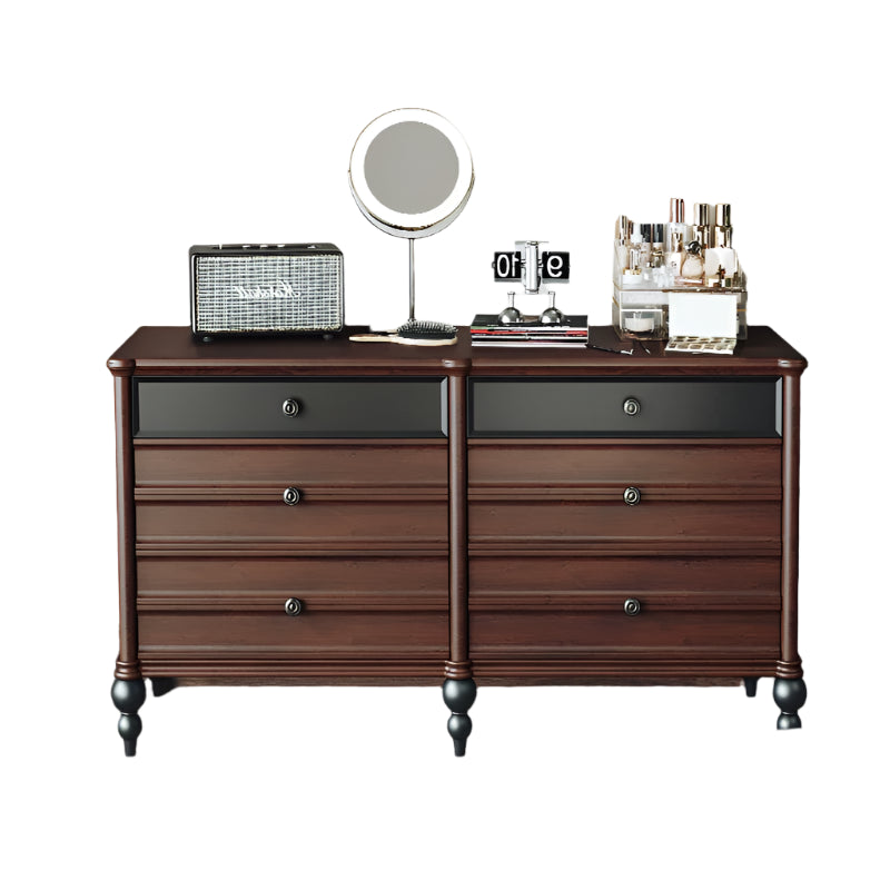 LINYUE Noelle French Solid Wood Eight-Drawer Sideboard from LINYUE