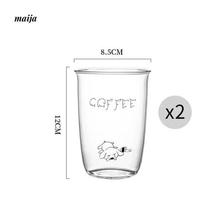 BANKE High-Temperature Resistant Glass Beverage Cup from BANKE