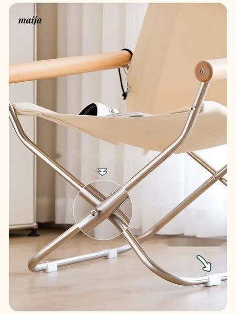 PUMPKIN BOX Nordic Folding Canvas Chair from PUMPKIN BOX