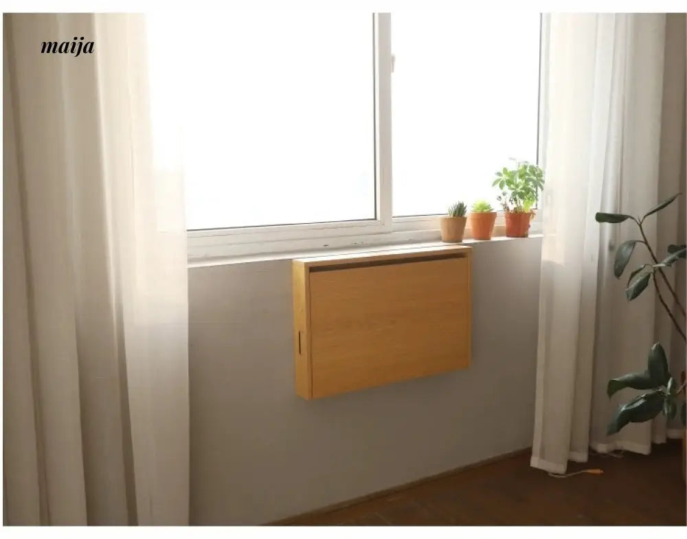 OGI NO RYOHIN Folding Wall Table Desk and Dressing Shelf from OGI NO RYOHIN