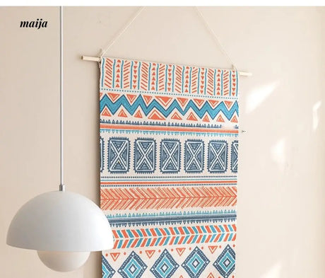 MAN YUE HOME Retro Woven Tapestry for Bedroom Canvas Decor from MAN YUE HOME