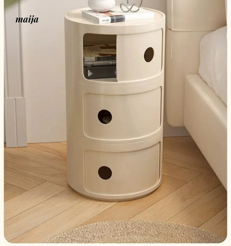 PUMPKIN BOX Round Minimalist Bedside Table from PUMPKIN BOX
