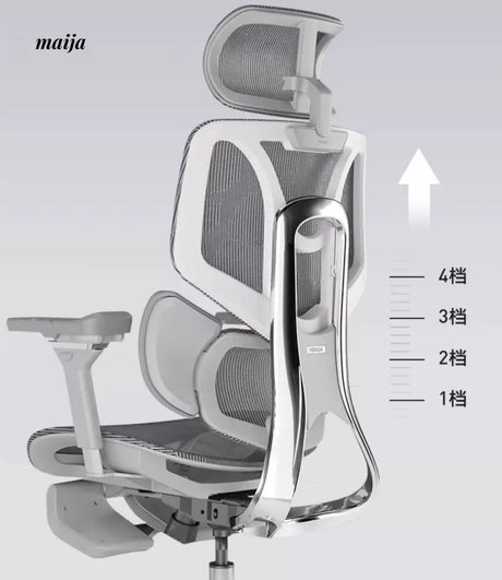 Black and White Ergonomic Office Chair from Hbada
