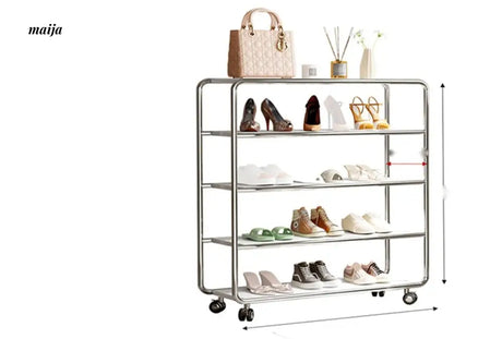 YUJIA Stainless Steel Multi-Layer Shoe Storage Cabinet from YUJIA
