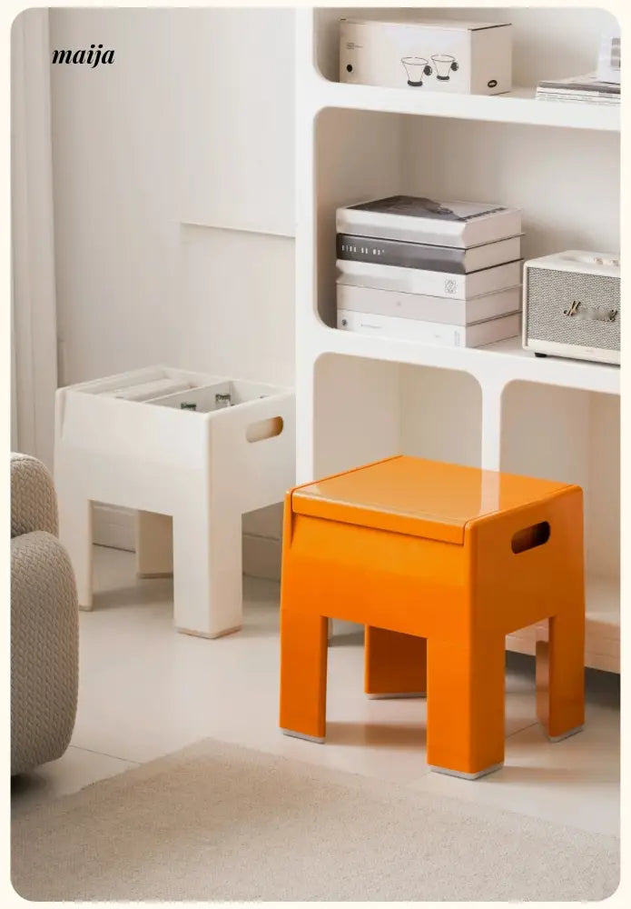 PUMPKIN BOX Creative Low Shoe Stool from PUMPKIN BOX