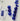 HOMESIDE Claine Blue Glass Vase from HOMESIDE