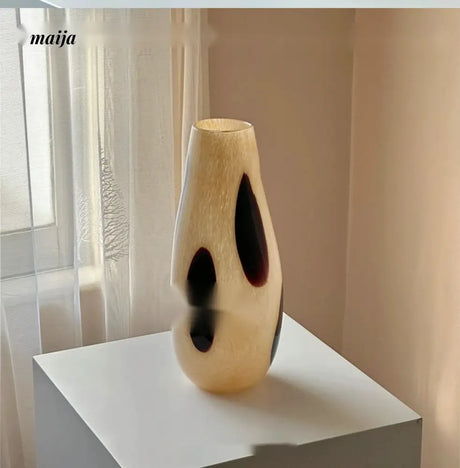 GUIFOU Glazed Line Glass Vase Set from GUIFOU