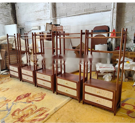 RATTAN CRAFTSMAN Wooden Hanger Japanese Storage from RATTAN CRAFTSMAN