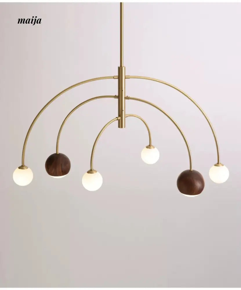 CH LIGHTING Scandinavian Copper Bar Ceiling Lamp from CH LIGHTING