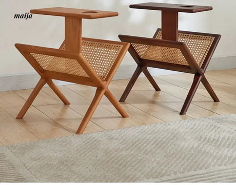 19 DREAM SPACE Retro Rattan Side Table from 19 DREAM SPACE