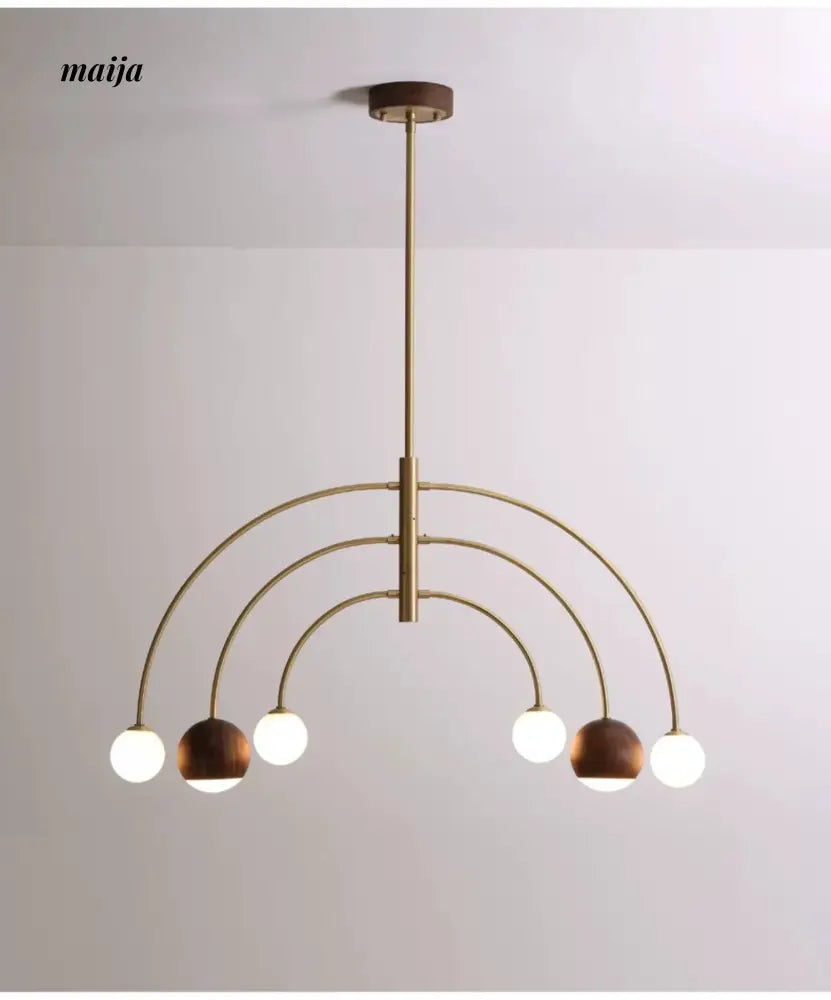 CH LIGHTING Scandinavian Copper Bar Ceiling Lamp from CH LIGHTING
