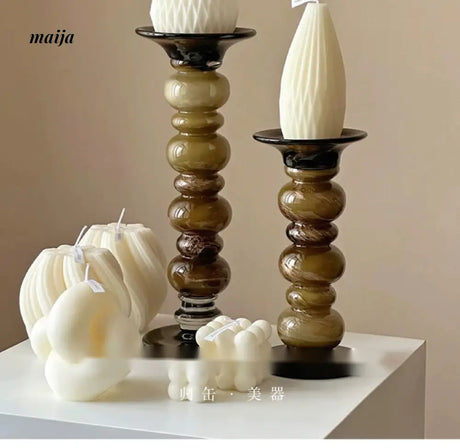 GUIFOU Gold Handmade Candle Holder from GUIFOU