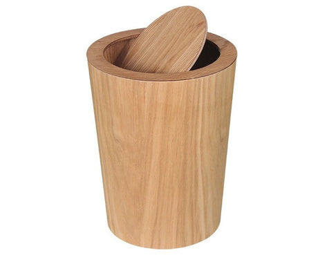 MUSN Creative Wooden Trash Bin from MUSN