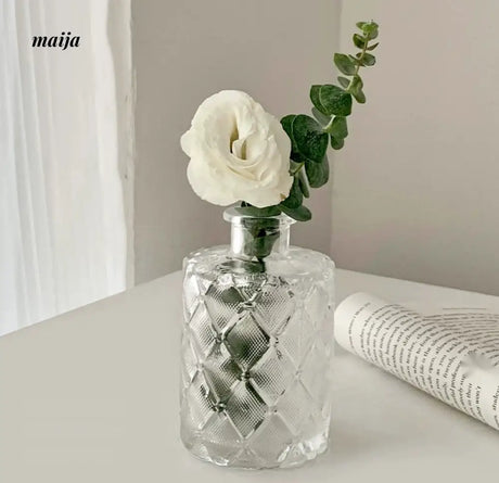 BANKE Retro Glossy Flower-Shaped Small Vase from BANKE