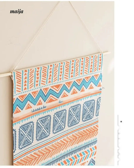 MAN YUE HOME Retro Woven Tapestry for Bedroom Canvas Decor from MAN YUE HOME