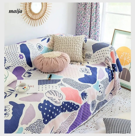 MAN YUE HOME Bermian Wind Sofa Blanket with Towel Cover from MAN YUE HOME