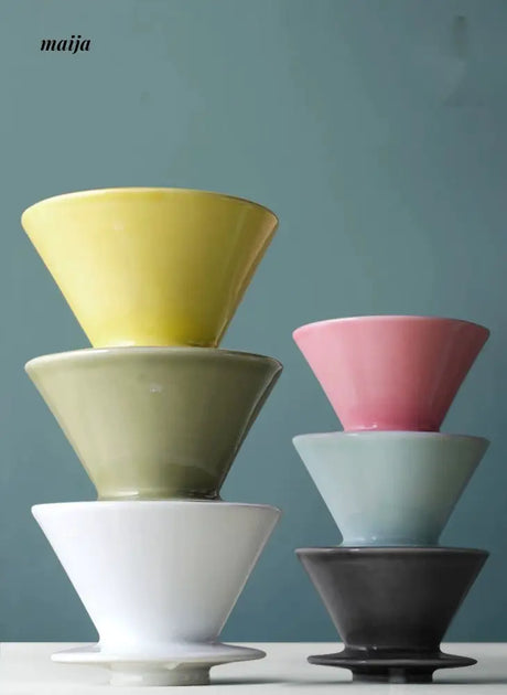 JOTO Handmade Arctic Ceramic Filter V60 Candy Colored Cup from JOTO