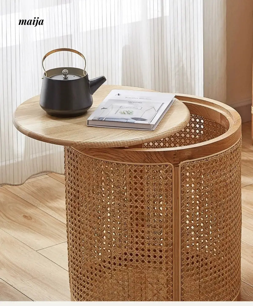 19 DREAM SPACE Round Coffee Table with Storage from 19 DREAM SPACE