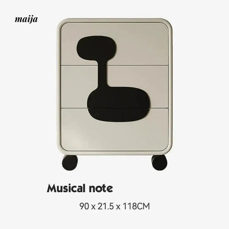 TIDELEADER Music Note Shoe Cabinet from TIPTOE
