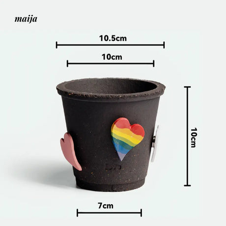 CIIREALS Love Tanabata Ceramic Planter from maija